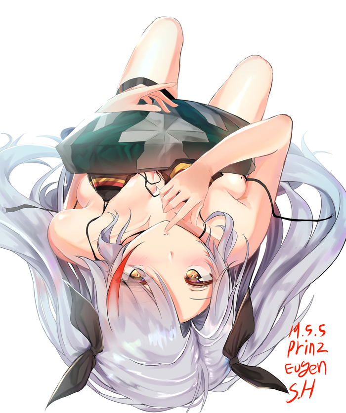 Prinz Eugen - NSFW, Azur lane, Prinz Eugen, Etty, Swimsuit, Anime art, Anime, Art