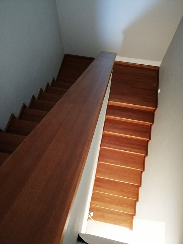 Finishing a metal staircase with solid oak - My, Stairs, Custom-made stairs, , , Longpost