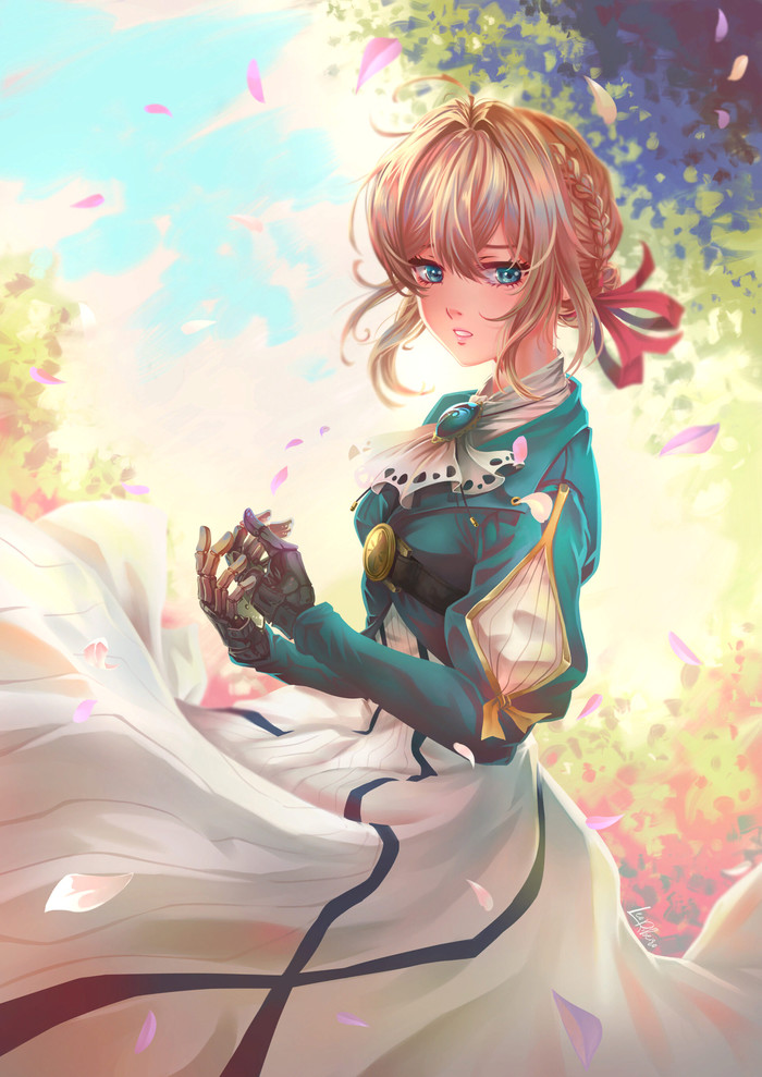 Violet - Violet Evergarden, Anime art, Anime