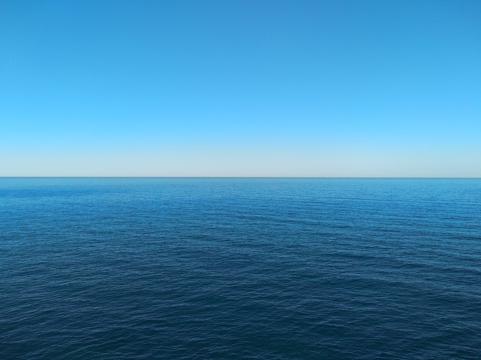 Endless Mediterranean Sea - My, Sea, The photo, Summer, Horizon