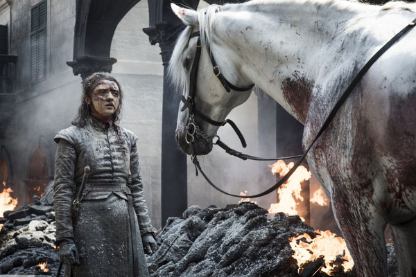 Arya, where's the white horse? - Game of Thrones, Spoiler