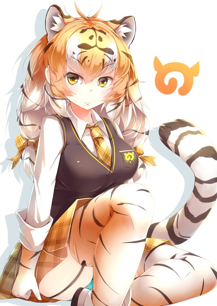 Anime tiger neko girl