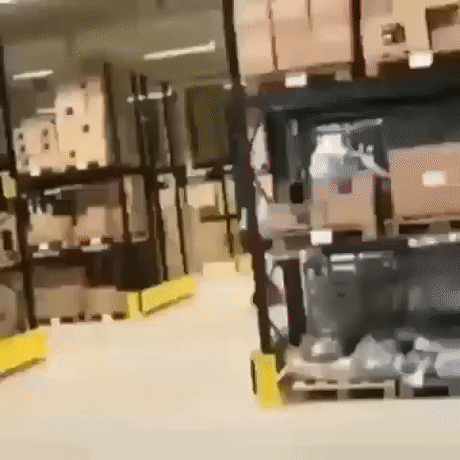 Lord of the Rohli - , Warehouse, Riding, GIF, Hydraulic trolley