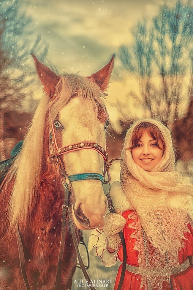 Winter's tale - My, Russian tales, beauty of nature, Gorgeous, Forest, Horses, Longpost