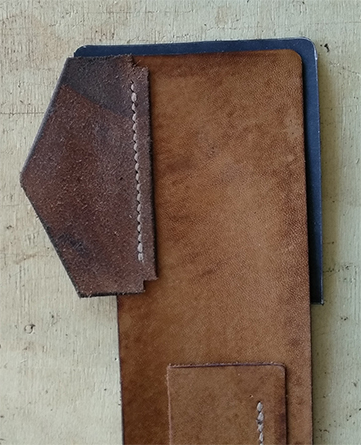 Leather wallet, version 2.0 - My, Wallet, Leather craft, , Video, Longpost