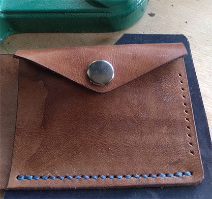 Leather wallet, version 2.0 - My, Wallet, Leather craft, , Video, Longpost