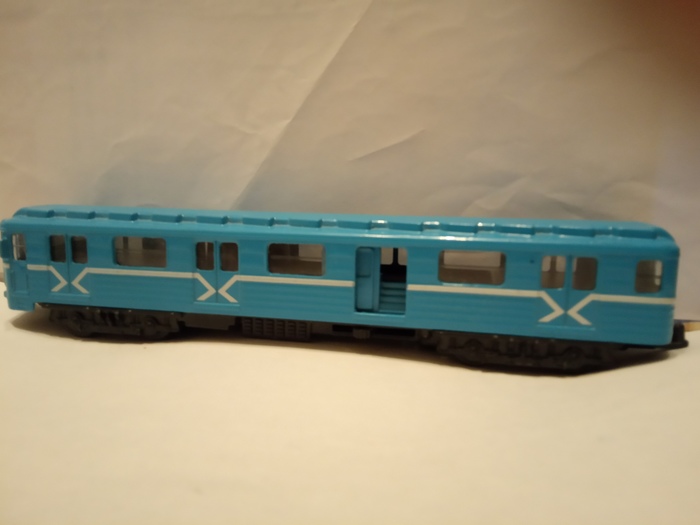 The company Technopark began to produce models of subway trailers in a new color. - It Was-It Was, Metro, Technopark, Models