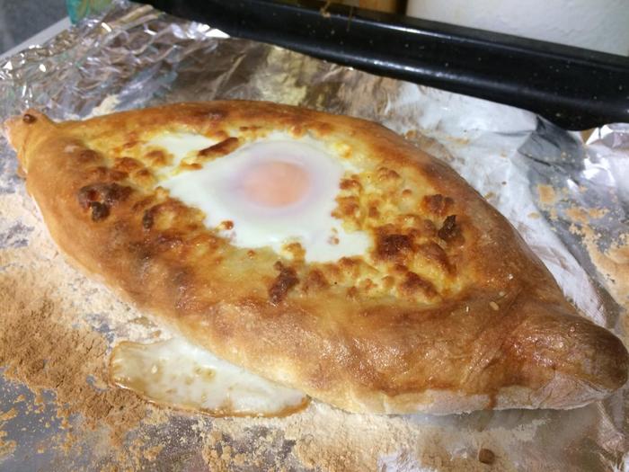 Хачапури по-аджарски. Кулинария, Национальная кухня, Рецепт, Кавказская кухня, Длиннопост