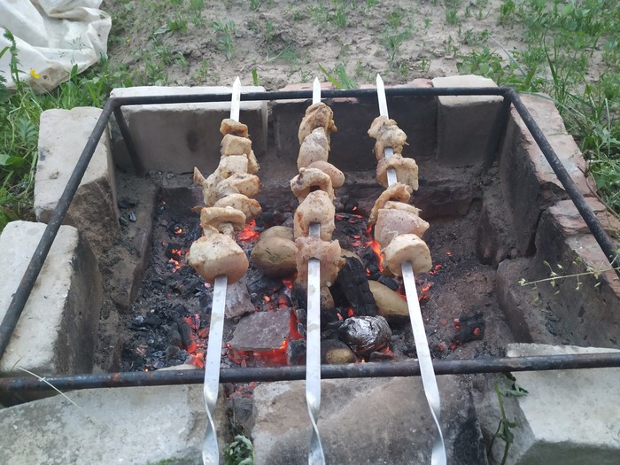 Have a good weekend, comrades) - My, Relaxation, Shashlik