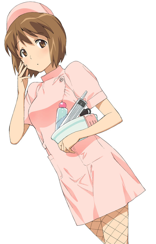 Nurses - NSFW, Nurses, Anime art, Longpost, Breast, Nipples, Underwear, Stockings, Anime