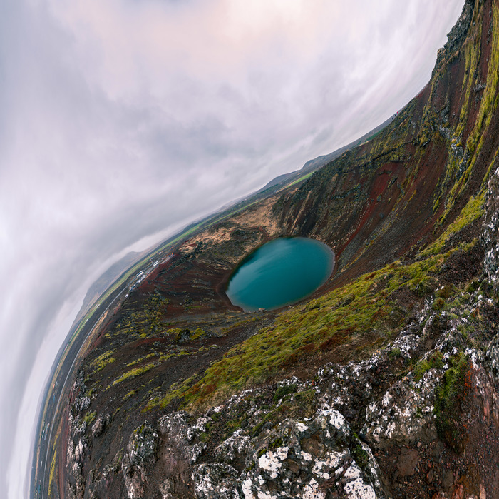 reality distortion - My, Iceland, Volcano, Панорама