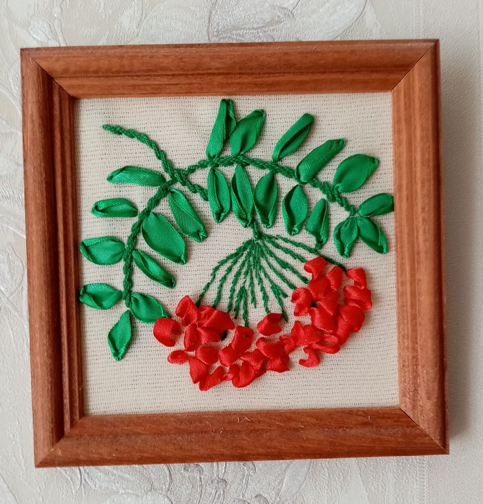 Hobby - My, Embroidery with ribbons, Rowan