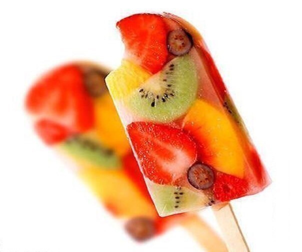 Fruit icecream - My, Food, Ice cream, Cooking