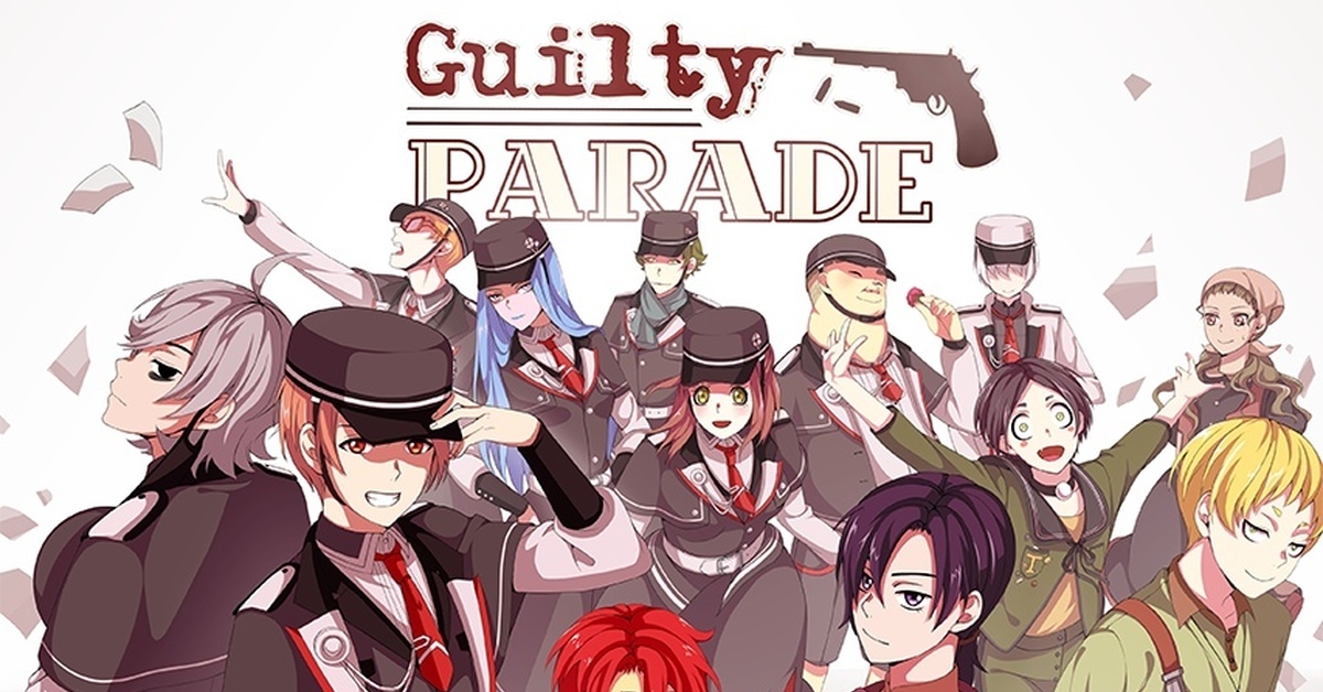 Guilty parade. Яков guilty Parade. Элиас из guilty Parade. Игра guilty Parade. Новелла guilty Parade.