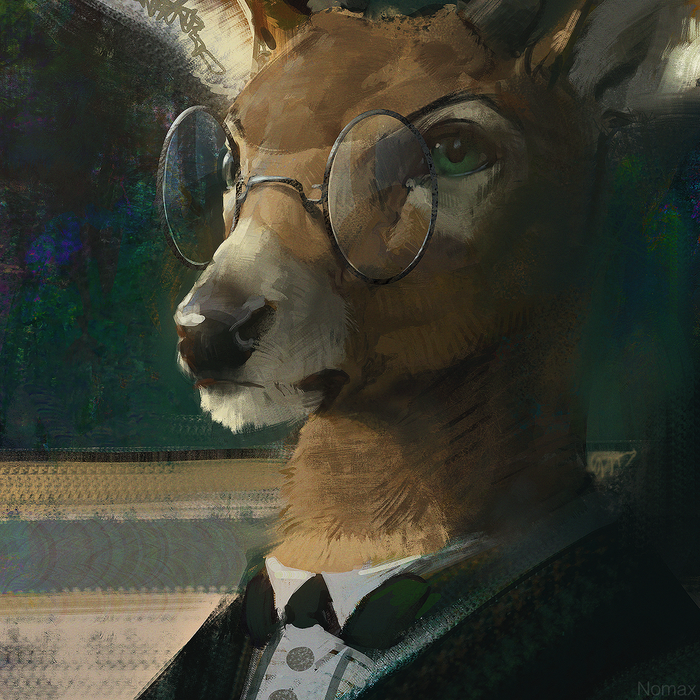 Hammytoy Portrait , Furry Art, Furry deer, , Nomax