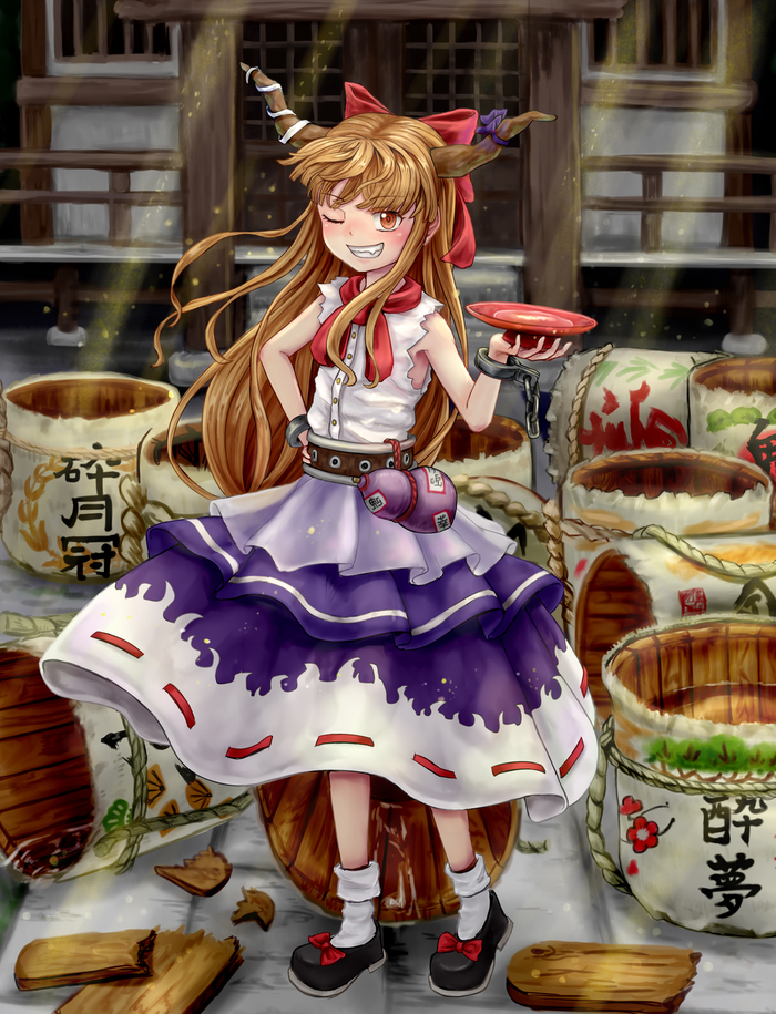 Ibuki Suika Touhou, Anime Art, , Ibuki Suika