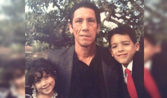 Caring Father Danny Trejo - Father, Father's day, Danny Trejo, Machete, Mexico, Children, The photo, Longpost