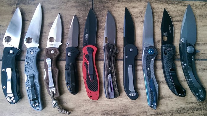 Knifemania. Folding knives. Blade shape. - My, Knife, Dagger, Stylet, Faulder, Bushcraft, Longpost