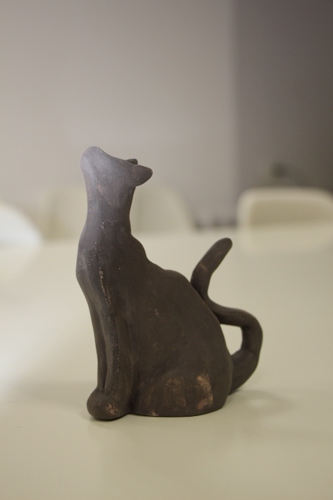 Clay cat. Modeling. - My, Clay, Лепка, cat, Longpost