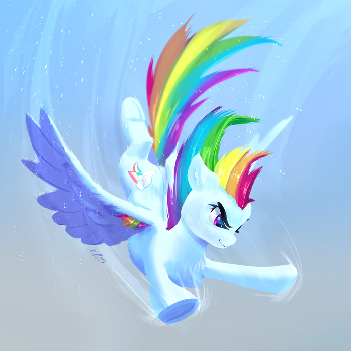 Rainbow Dash is Flying My Little Pony, , Xbi, Rainbow Dash