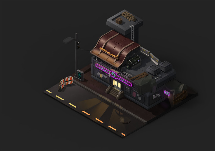 Киберпанк бар