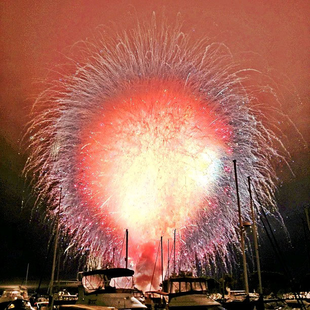 Bah bah - Firework, Explosion, Fireworks, Pyrotechnics, San Diego, USA, Independence Day