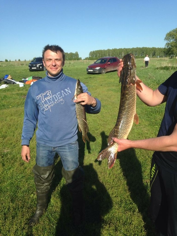 And here is my trophy this year, pike 4.5 kg - My, League of fishermen, Fishing, Longpost