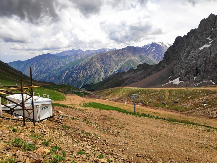 Almaty mountains - Pocophone F1, Kazakhstan, Nature, Photo on sneaker, The mountains, Almaty mountains, My, Xiaomi, Longpost