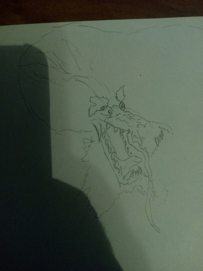 Когда пытаешься начать рисовать, но даже твоя работа тебе намекает.