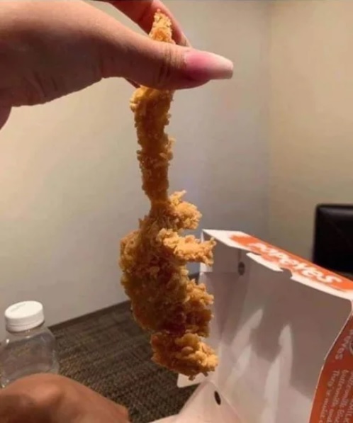 The order was chicken. Maybe - Hen, Breading, 9GAG