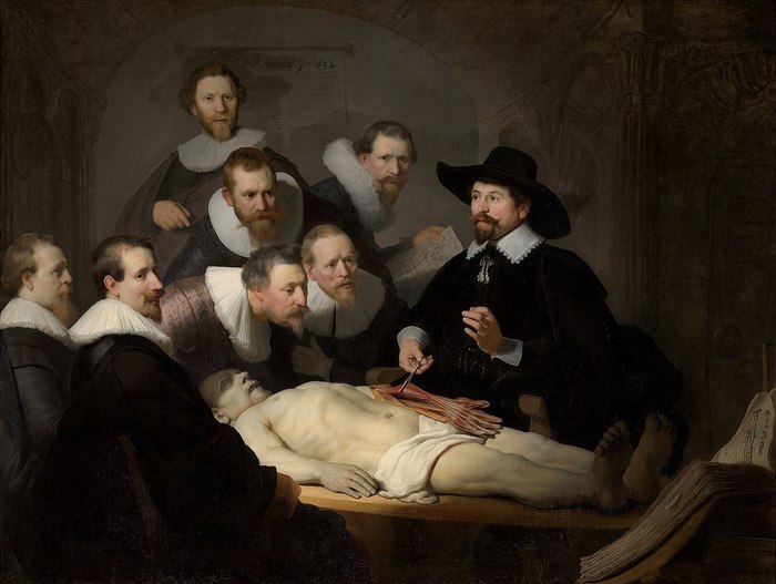 Dr. Nikolai Tyulpanov opens the corpse of recidivist Andryukha Kid - League of Historians, Rembrandt, Dr. Tulp's Anatomy Lesson, Story, Longpost