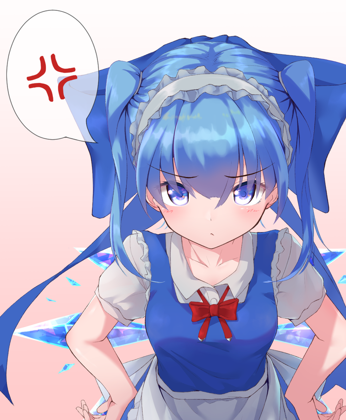 Cirno Touhou, Anime Art, , Cirno, Imoutochiru