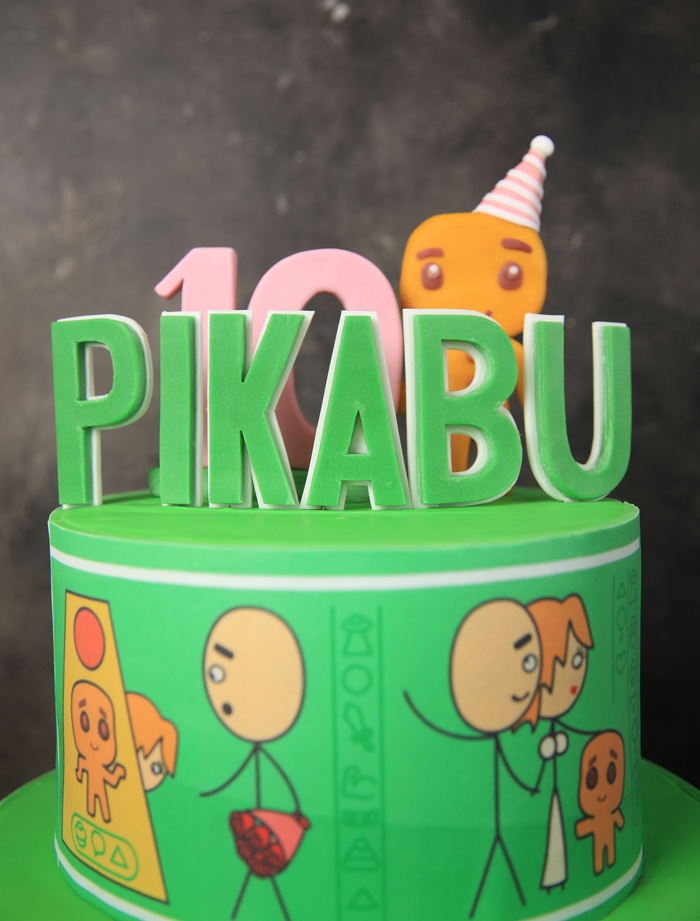 Peekaboo, today you turn 10 years old! - My, Peekaboo, Birthday, 10 years, Longpost, Cake, Congratulation, Birthday Picabu, Peekaboo Cake