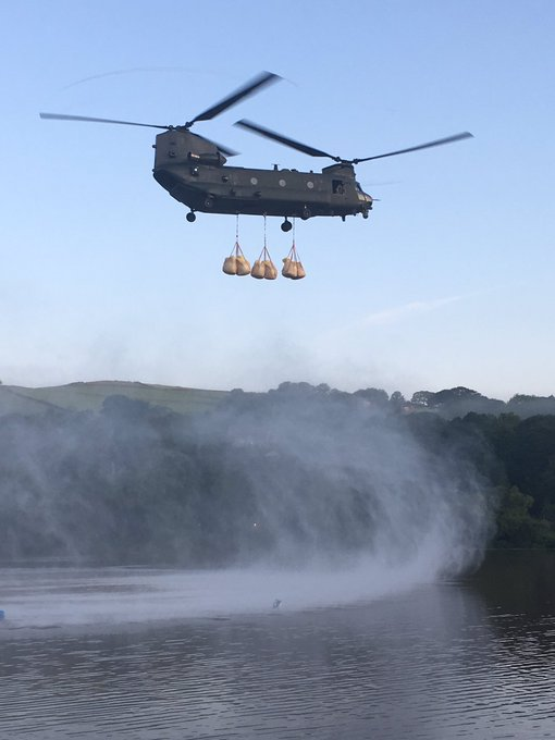 Chinook with bags - Helicopter, , Element, Longpost, Video, Boeing ch-47 Chinook