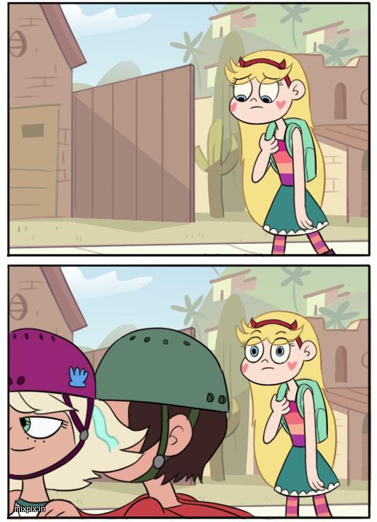 Star vs. the Forces of Evil Comic (Uncomfortable #3) - Star vs Forces of Evil, Sadness, Comics, Longpost, Animated series, Star butterfly, Marco diaz, Jackie lynn thomas