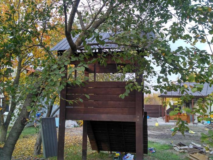 УДачаная история. Домик вокруг деревьев детям. Часть 7 Домик на дереве, Мечта, Детям, Детская площадка, Длиннопост