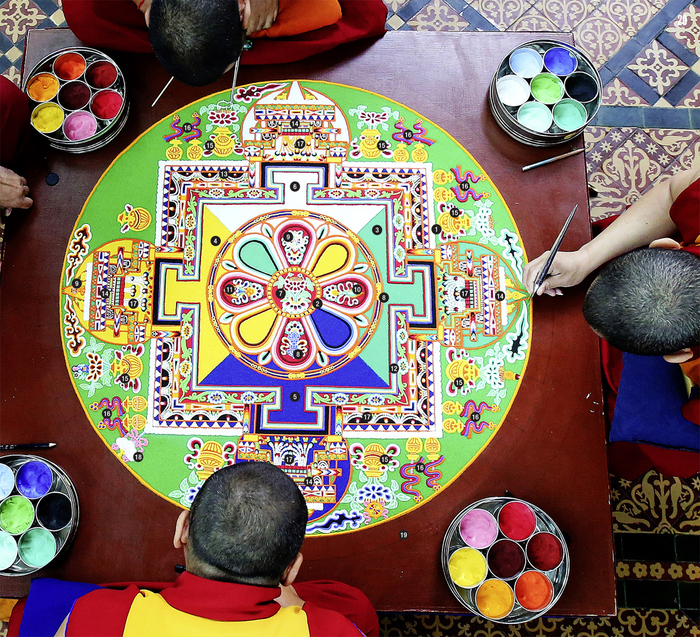 Tibetan mandalas. - Buddhism, Tibet, Longpost, Mandala