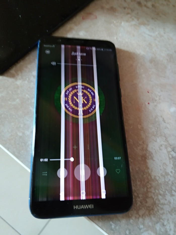 Huawei p smart stripes on the screen - Mobile phones, Repair of equipment, Screen