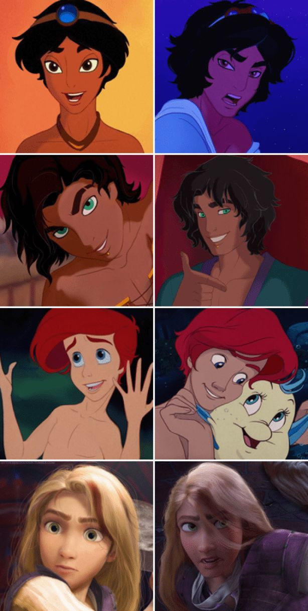 These are the Disney remakes I would go to - Walt disney company, Rule 63, Aladdin, Esmeralda, the little Mermaid, Rapunzel
