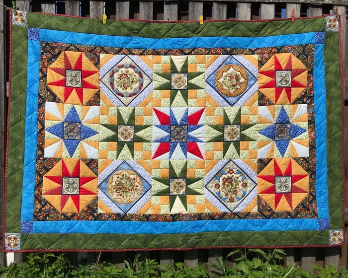 Blanket Arabesque - My, , Patchwork, Longpost