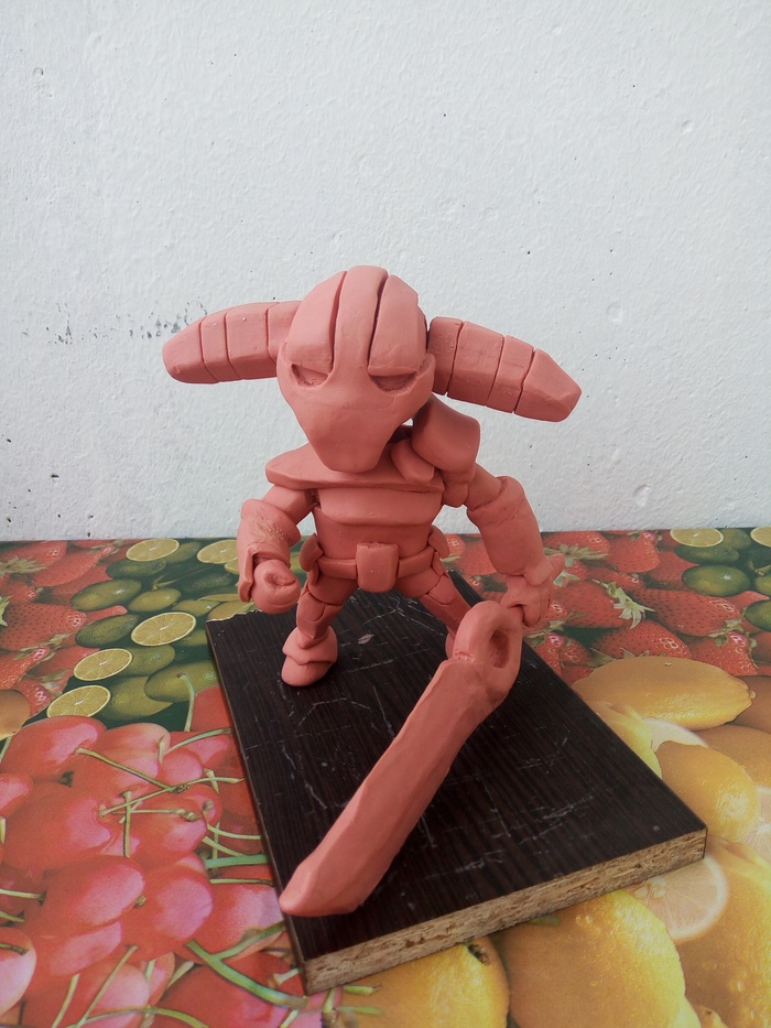 Attempt number 2. - My, Plasticine, With your own hands, Needlework without process, Dota 2, Sven, Characters (edit), Longpost