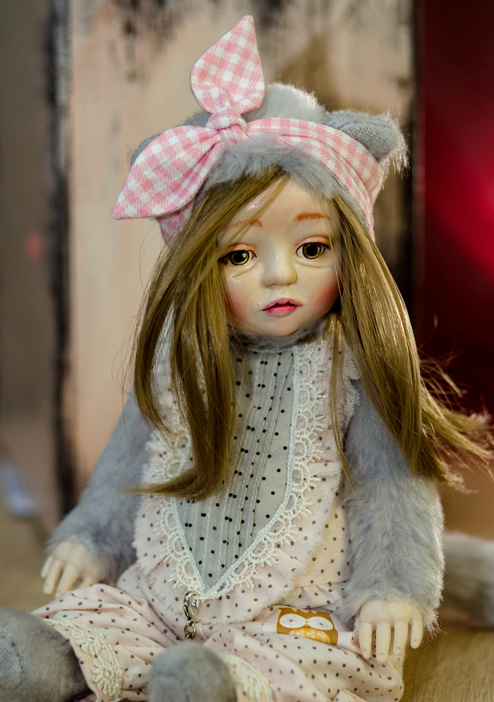 cat doll - My, Doll, Polymer clay, Beginning photographer, Object shooting, Teddy's friends