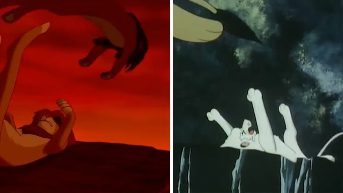 On the left The Lion King 1994 - on the right Kimba the White Lion 1965 - Плагиат, The lion king, Cartoons, Longpost, Kimba