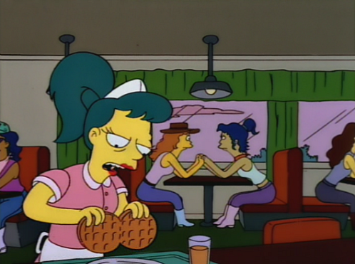 Simpsons for every day [August 23] - The Simpsons, Every day, Waffles, GIF, Longpost, 