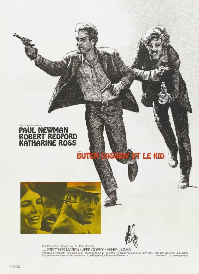 Butch Cassidy and the Sundance Kid, 1969 - My, Drama, Western film, Biography, Movies, Paul Newman, Longpost