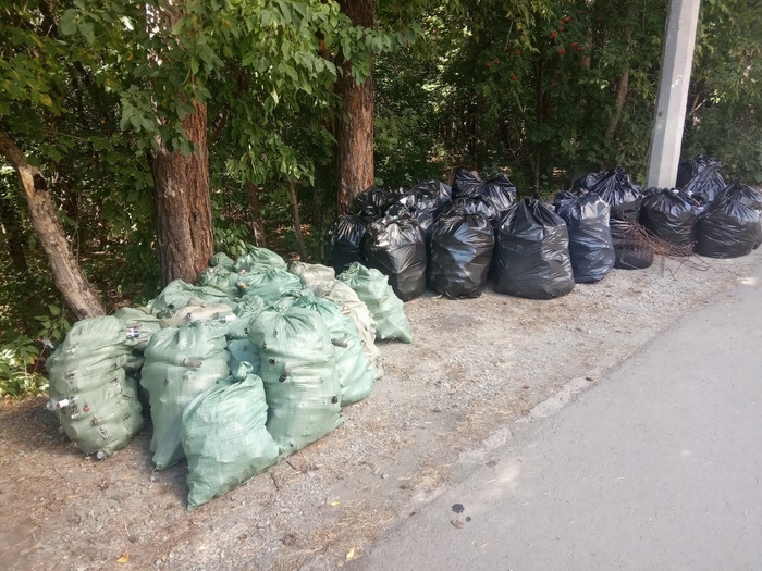 Chelyabinsk chistomen held a subbotnik at the Soplivchik quarry - My, Chelyabinsk, Saturday clean-up, Cleaning, Purity, Pure Man's League, Chistoman, Garbage, Video, Longpost