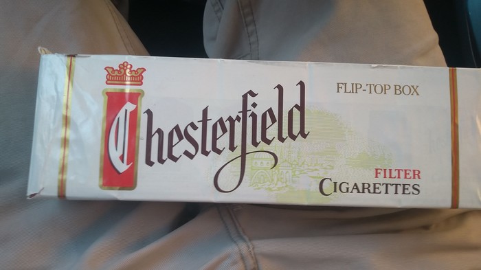 Chesterfield 30 year old - My, Cigarettes, A gift of fate, Avito, Retro, Friend, America, Chesterfield, 