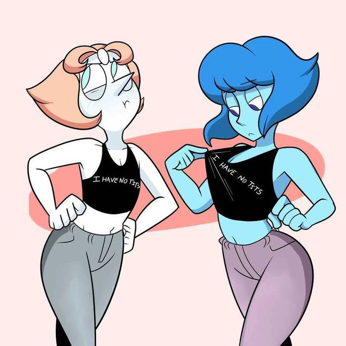 Yeah, trouble... - Steven universe, Lapis lazuli, Pearl