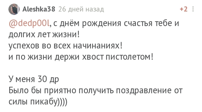 С днем рождения, пикабушники! - Моё, Поздравление, Без рейтинга, С днем рождения, Свадьба