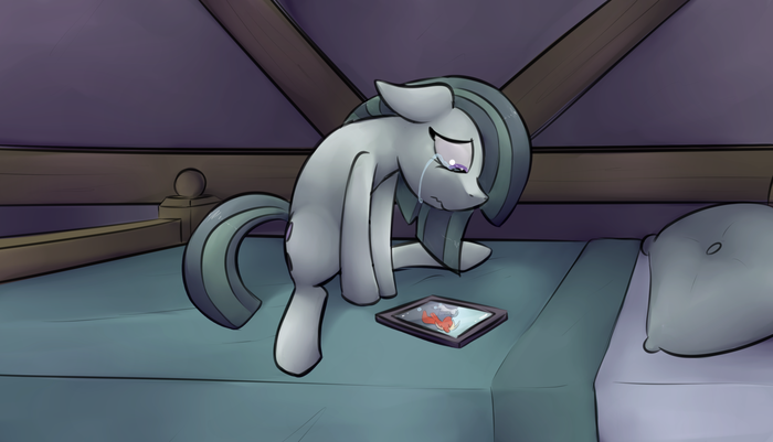   Marble Pie, My Little Pony, Big Macintosh, MLP Sad, Marsminer